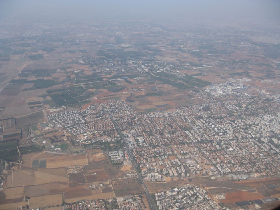 Raanana aerial view
