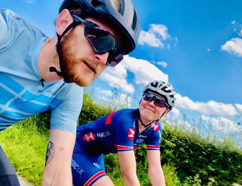 Rab Wardell and Katie Archibald