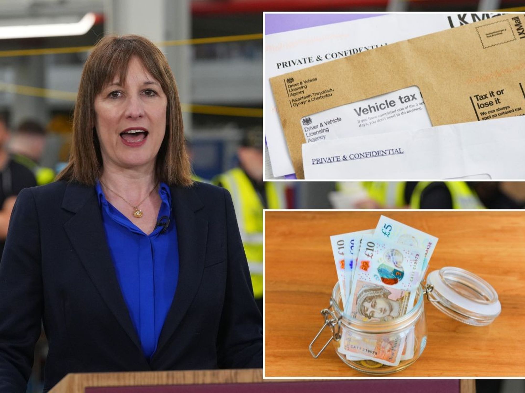 Rachel Reeves, a car tax reminder letter and a pot of money