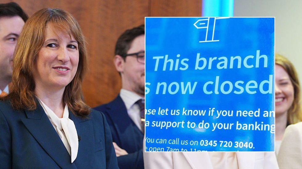 Rachel Reeves and bank branch closure
