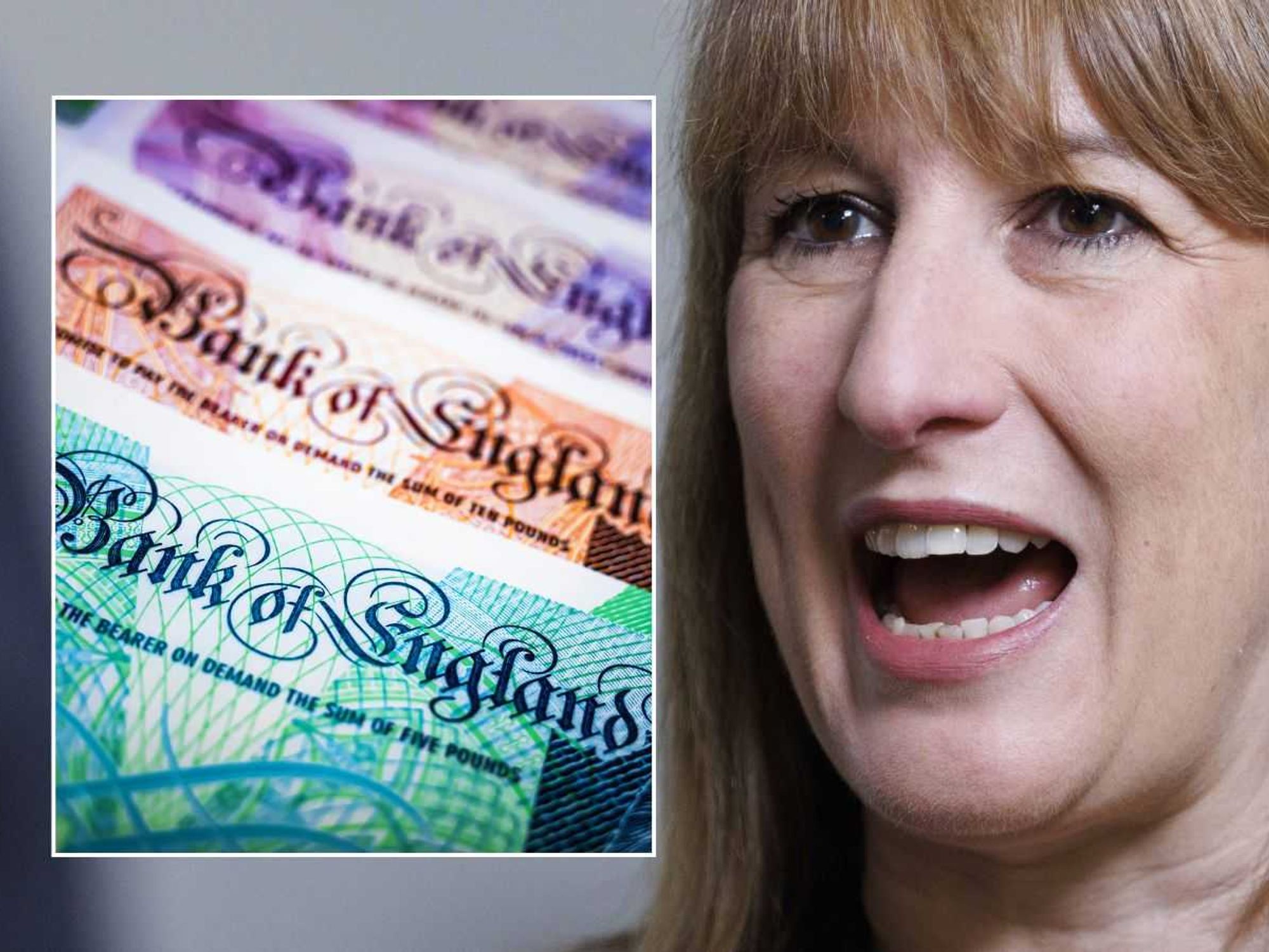 Rachel Reeves and Bank of England on notes
