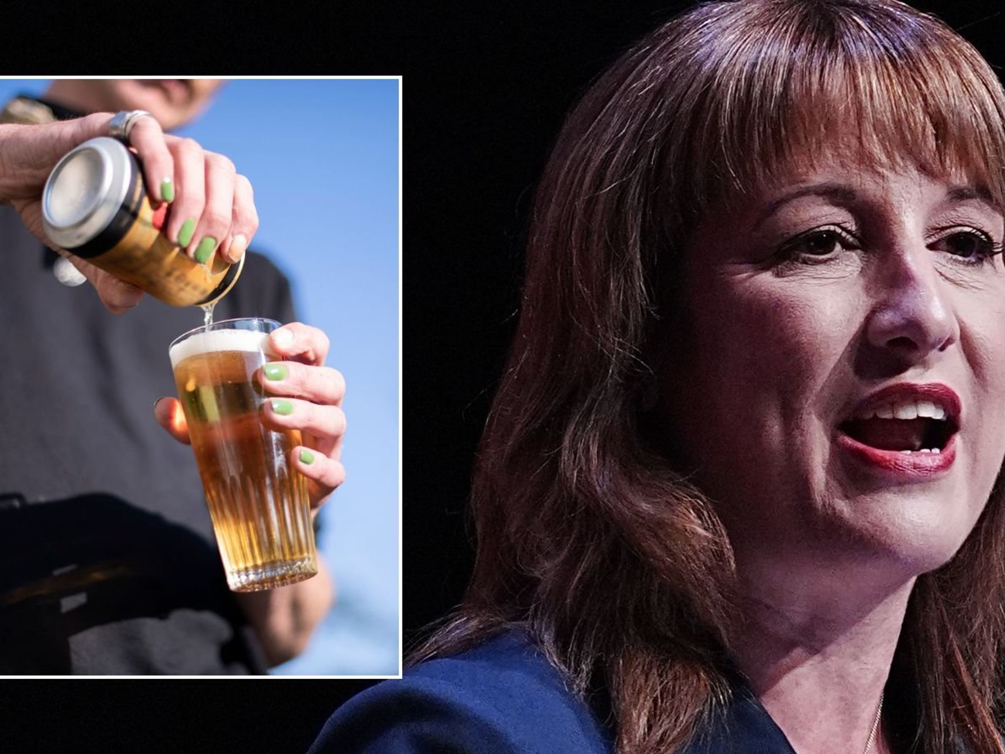 Rachel Reeves and beer