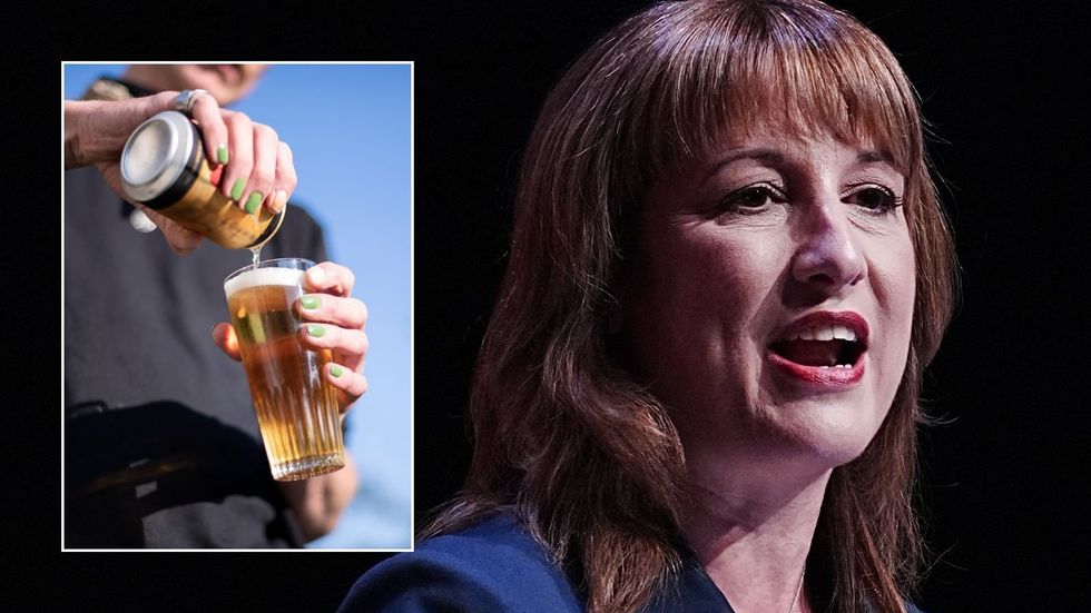 Rachel Reeves and beer