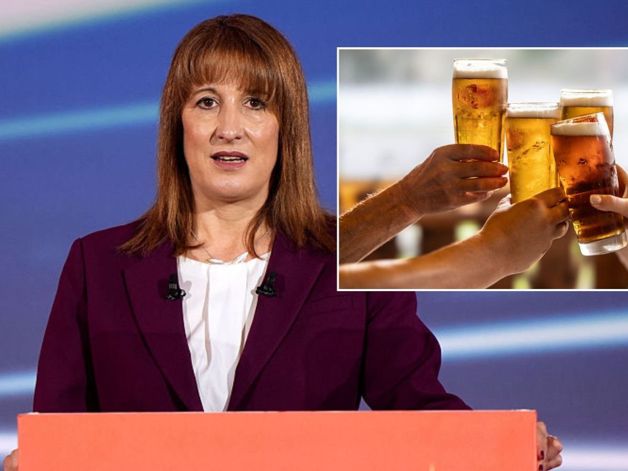 Rachel Reeves and beer