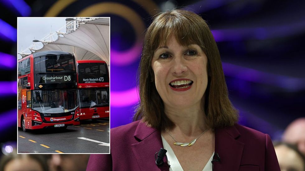 Rachel Reeves and buses