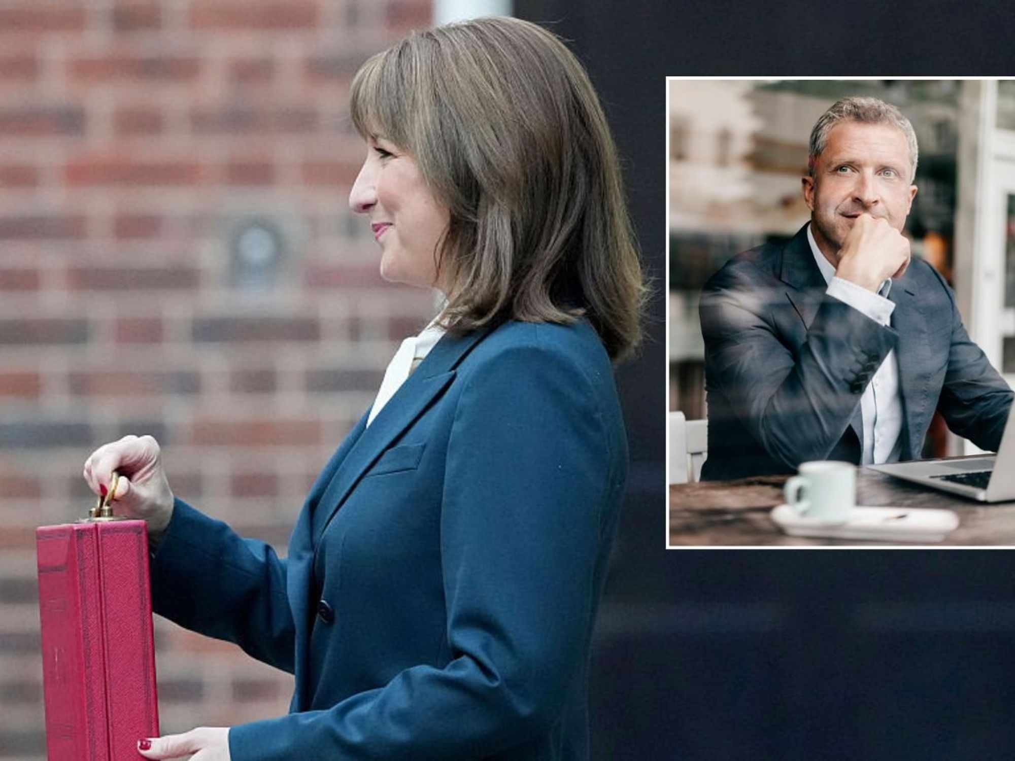 Rachel Reeves and businessman