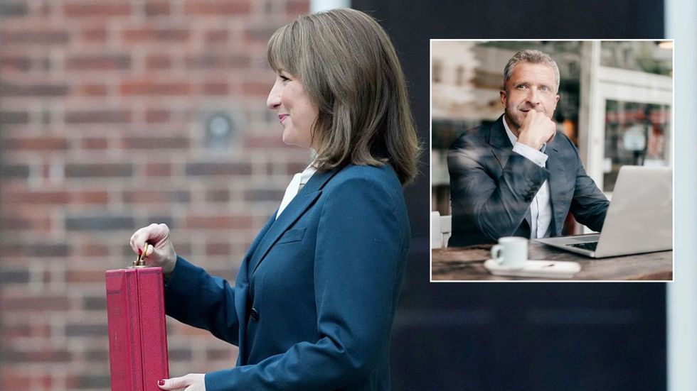 Rachel Reeves and businessman