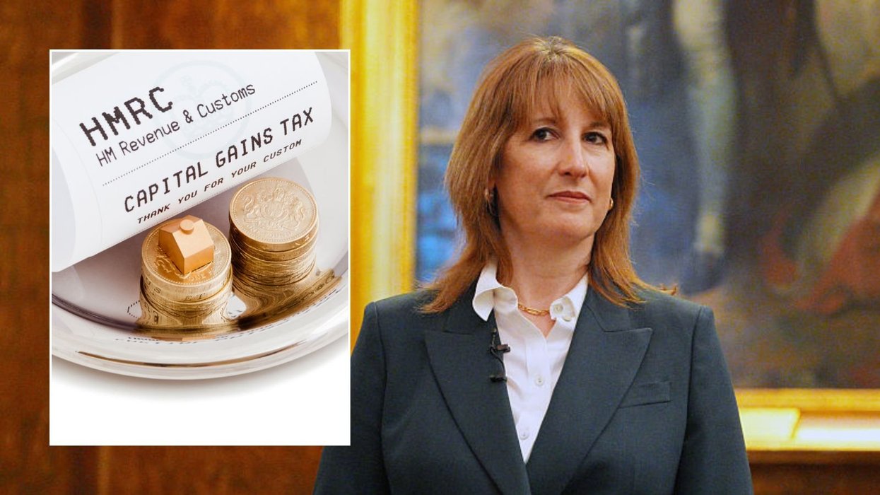 Rachel Reeves and capital gains tax receipt