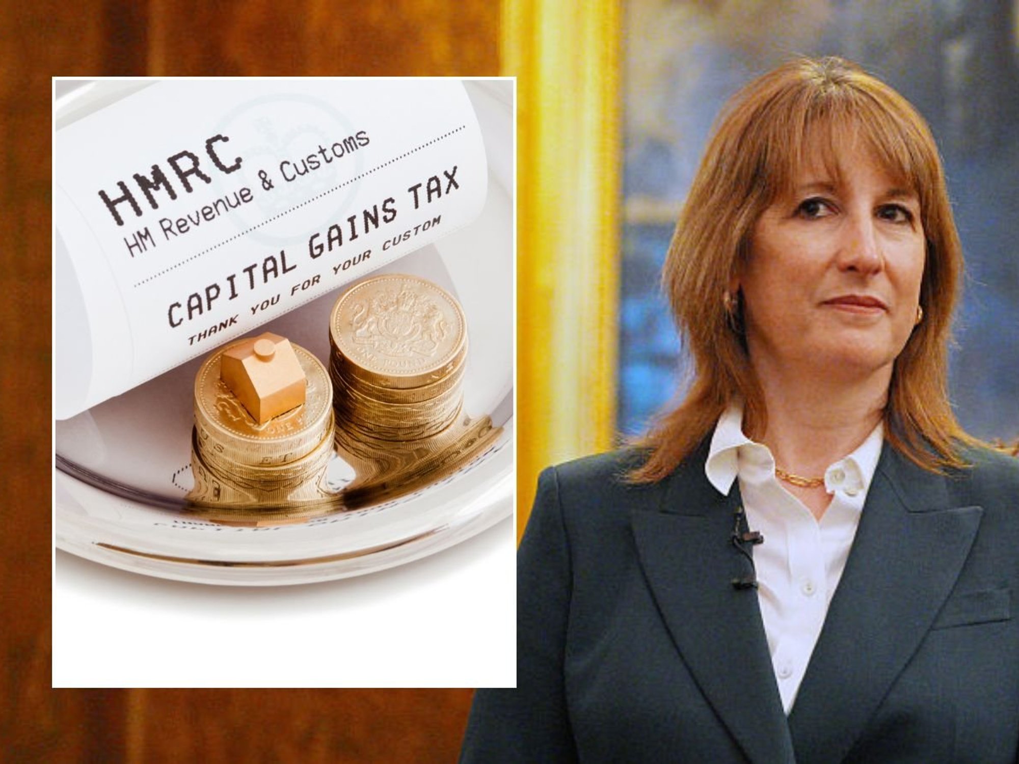 Rachel Reeves and capital gains tax receipt