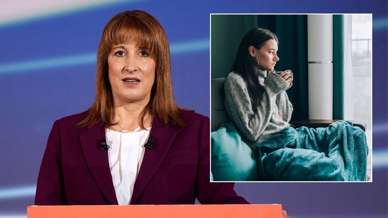 Rachel Reeves and cold woman