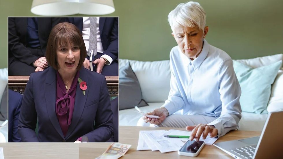 Rachel Reeves and concerned pensioner