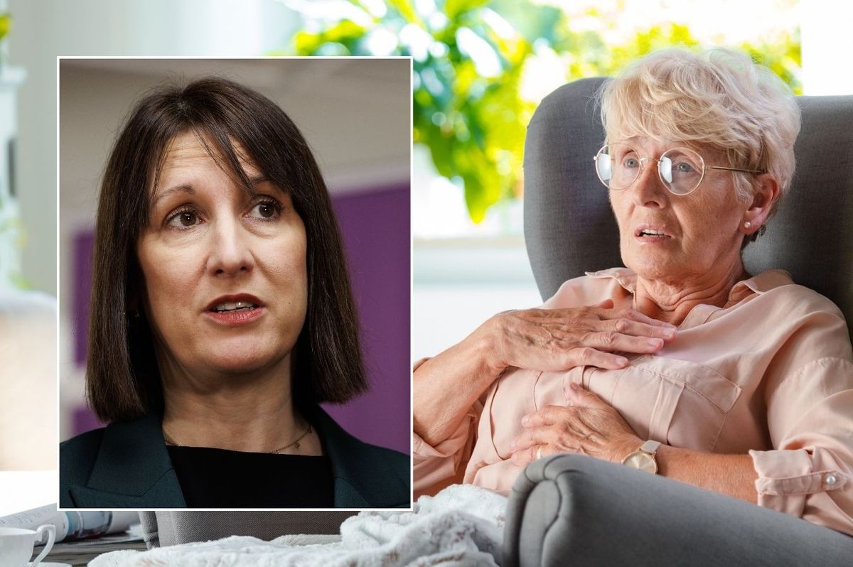 Rachel Reeves and concerned pensioner