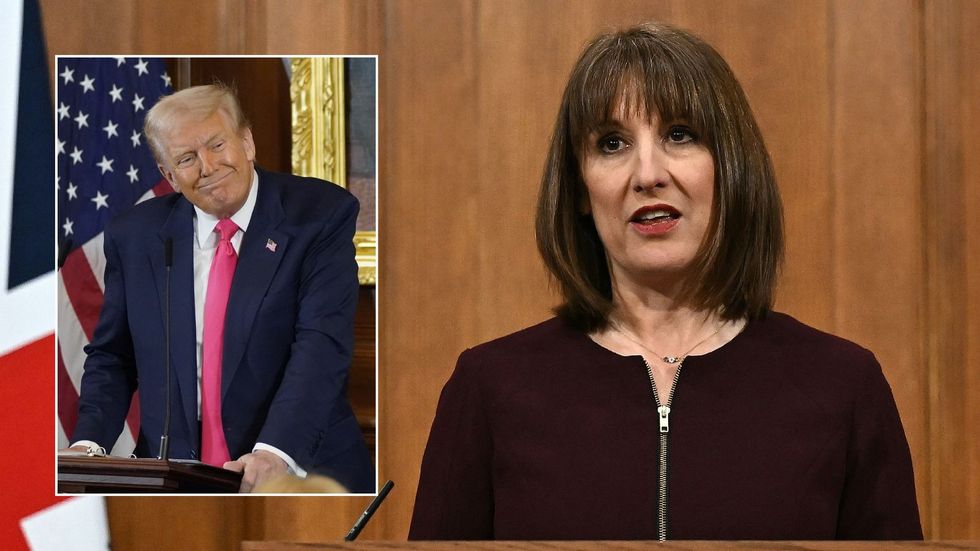 Rachel Reeves and Donald Trump