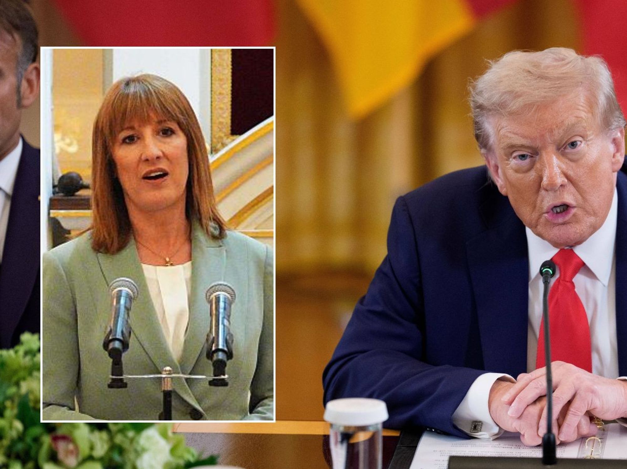 Rachel Reeves and Donald Trump