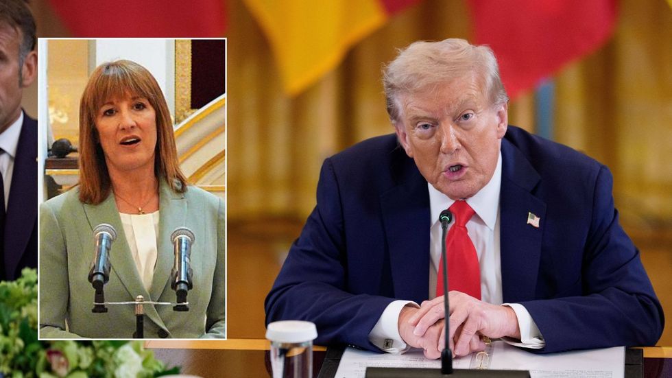 Rachel Reeves and Donald Trump