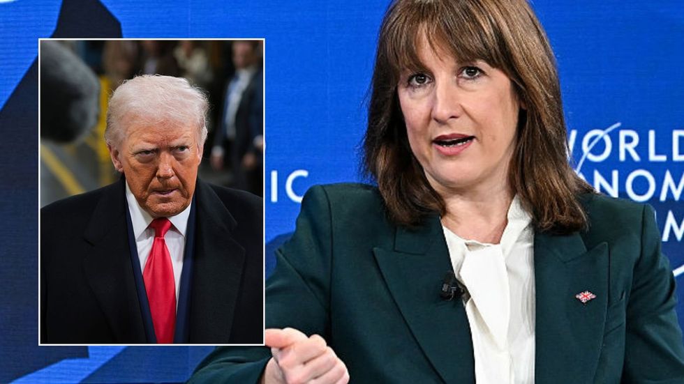 Rachel Reeves and Donald Trump