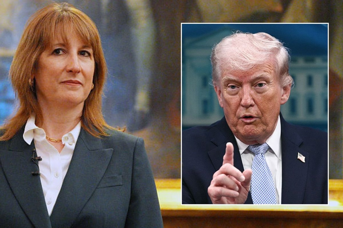 Rachel Reeves and Donald Trump