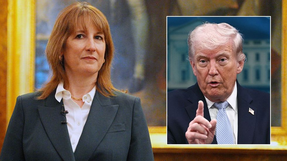 Rachel Reeves and Donald Trump