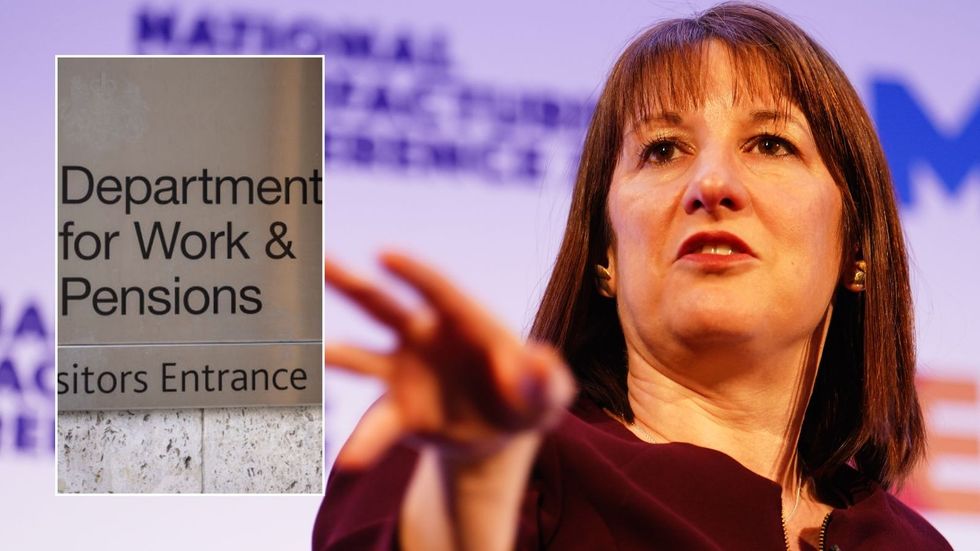 Rachel Reeves and DWP sign