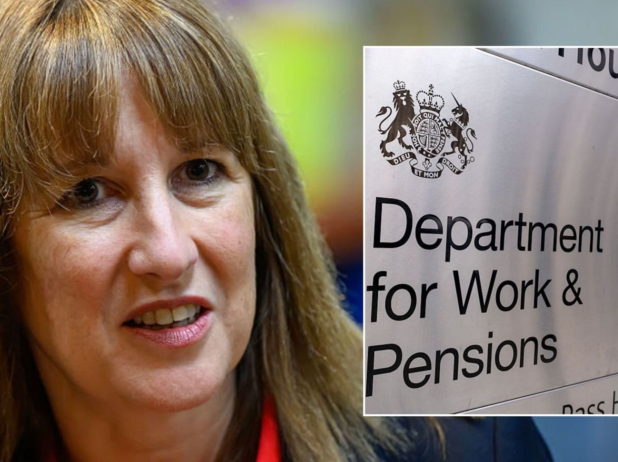 Rachel Reeves and DWP sign