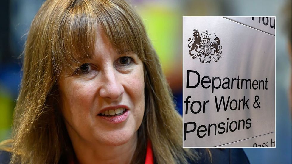 Rachel Reeves and DWP sign