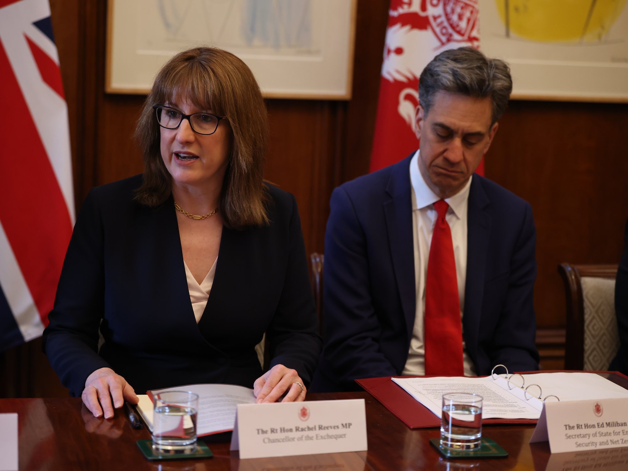 Rachel Reeves and Ed Miliband