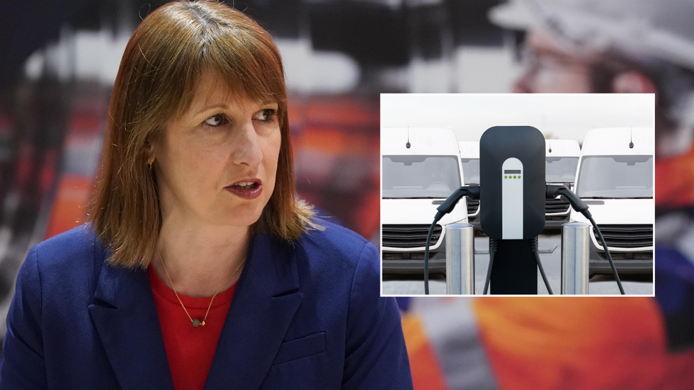 Rachel Reeves and electric van charging