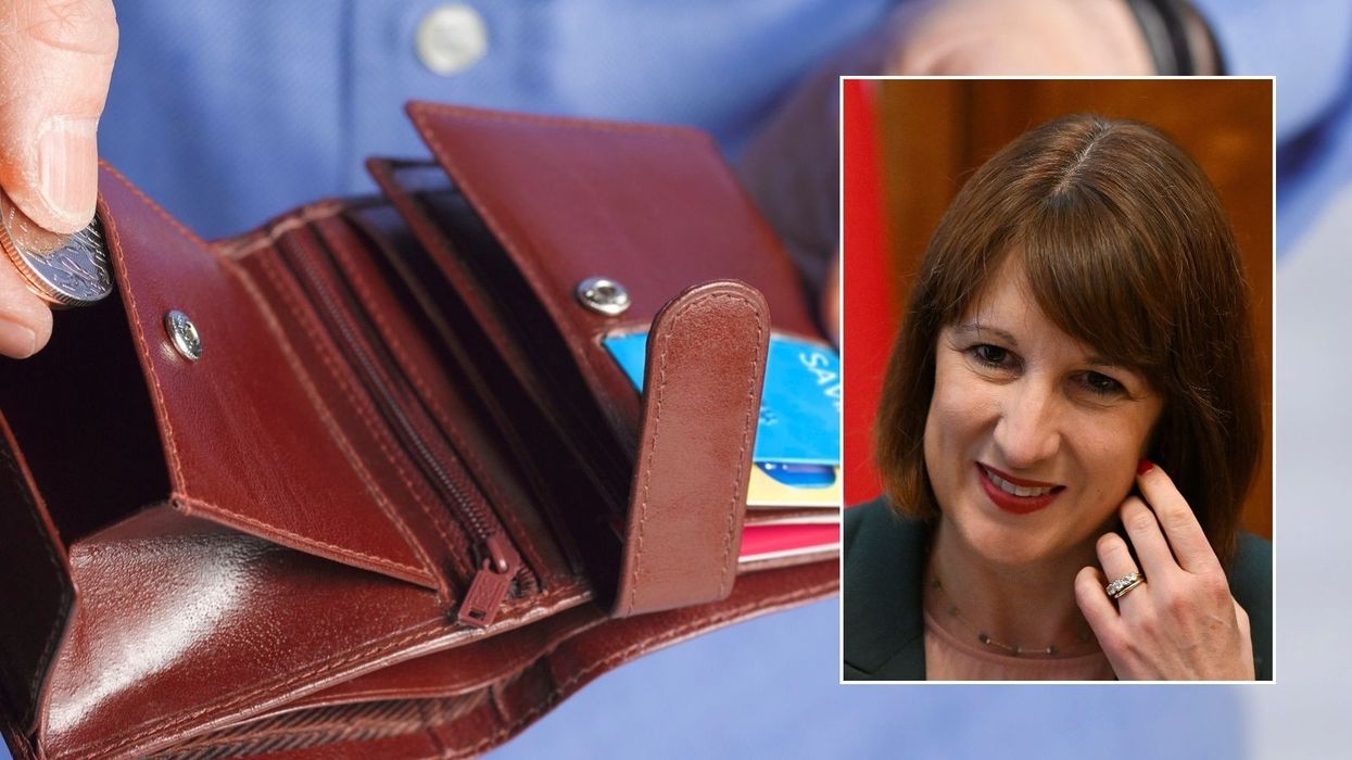Rachel Reeves and empty wallet