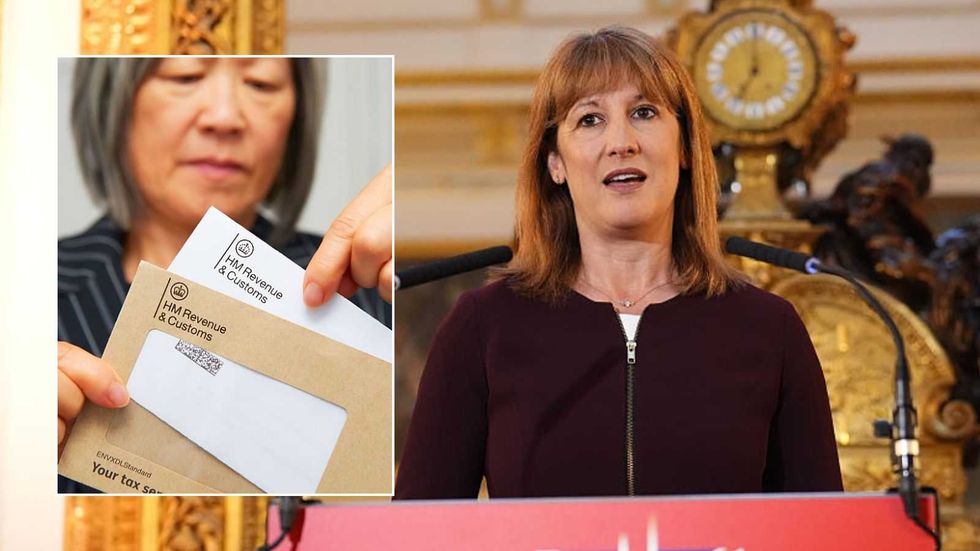 Rachel Reeves and HMRC form