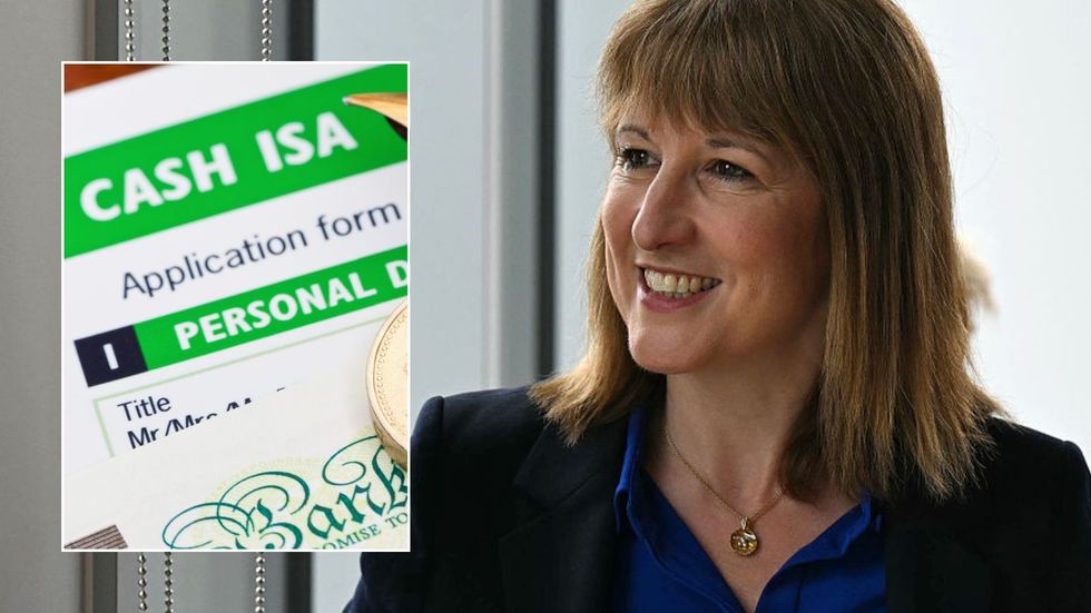 Rachel Reeves and ISA form