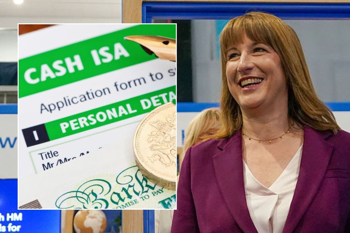 Rachel Reeves and ISA form