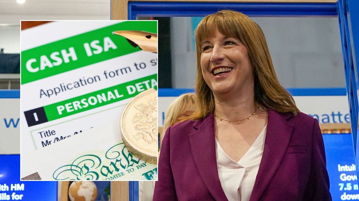 Rachel Reeves and ISA form