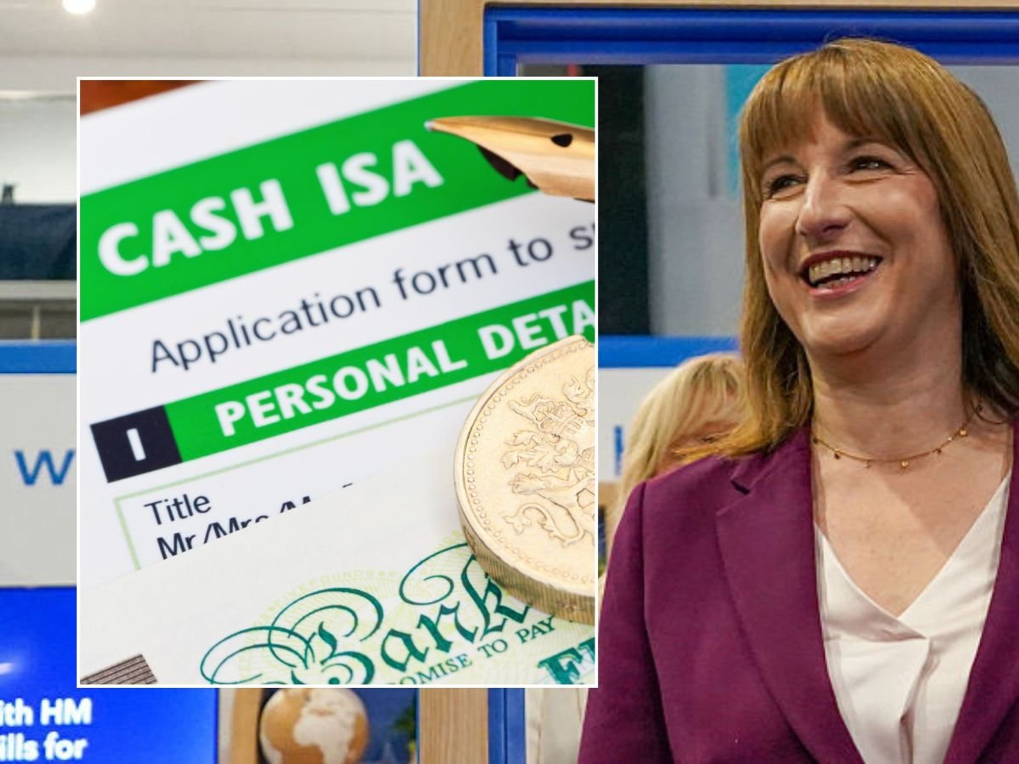 Rachel Reeves and ISA form