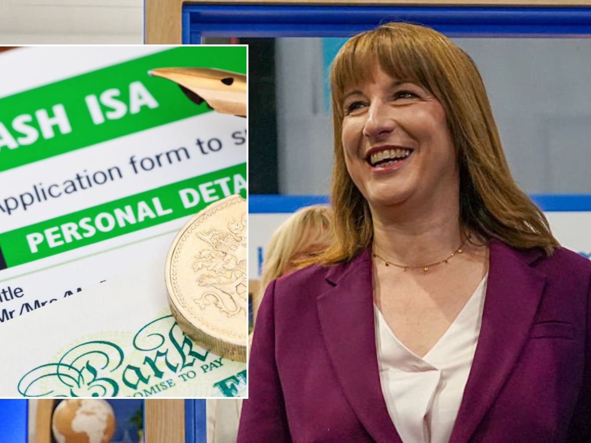 Rachel Reeves and ISA form