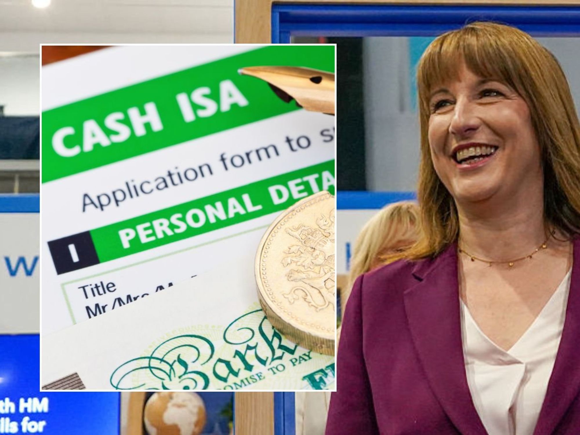 Rachel Reeves and ISA form