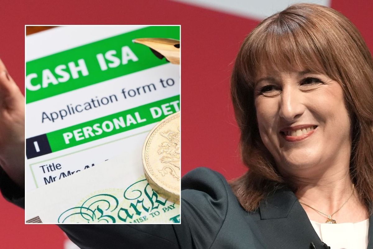 Rachel Reeves and ISA form