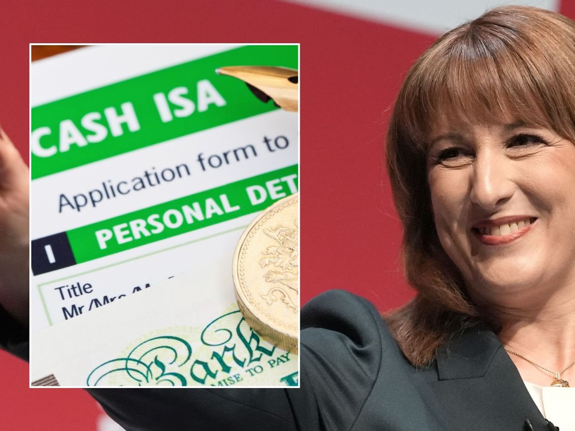 Rachel Reeves and ISA form