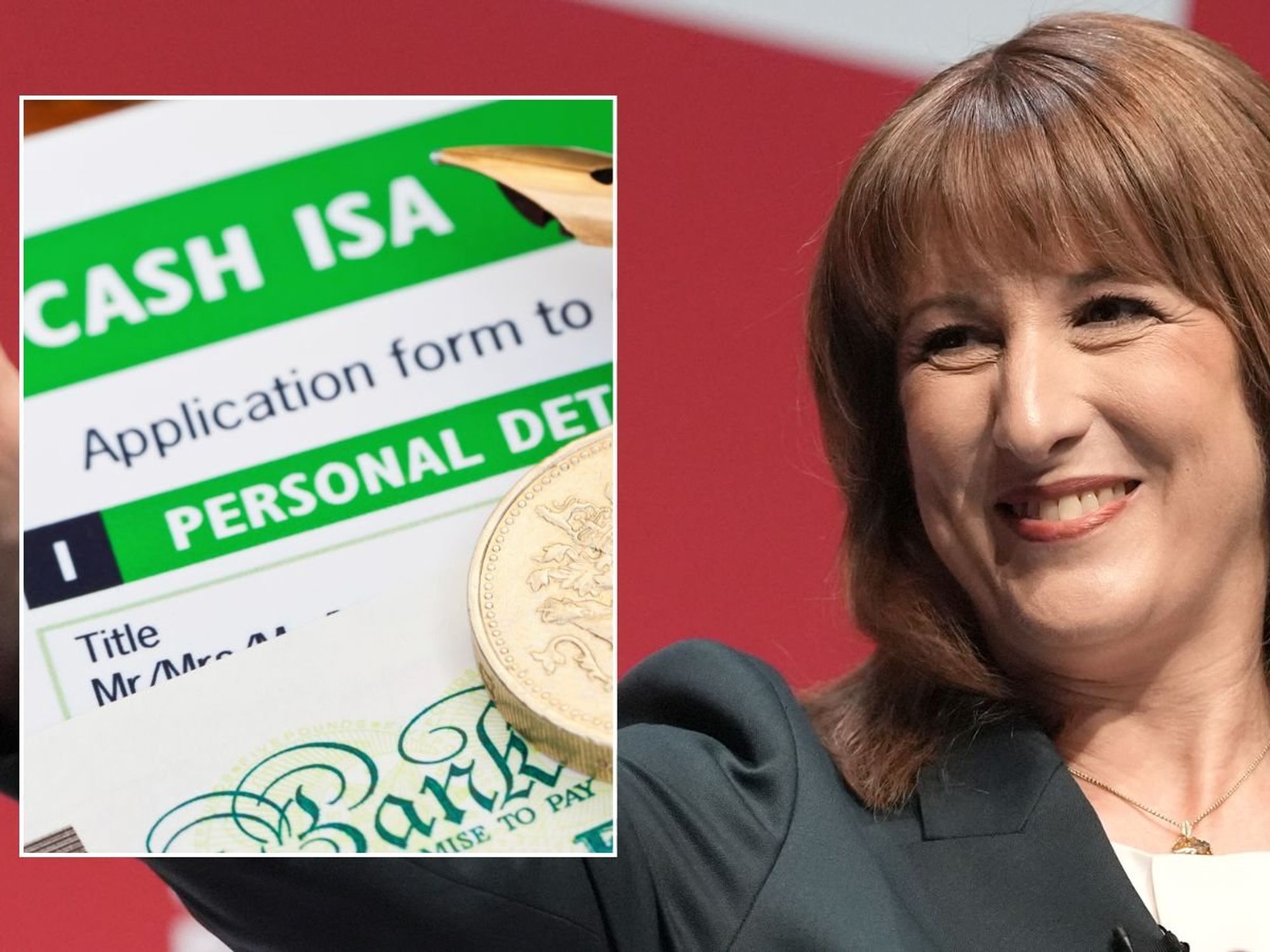 Rachel Reeves and ISA form