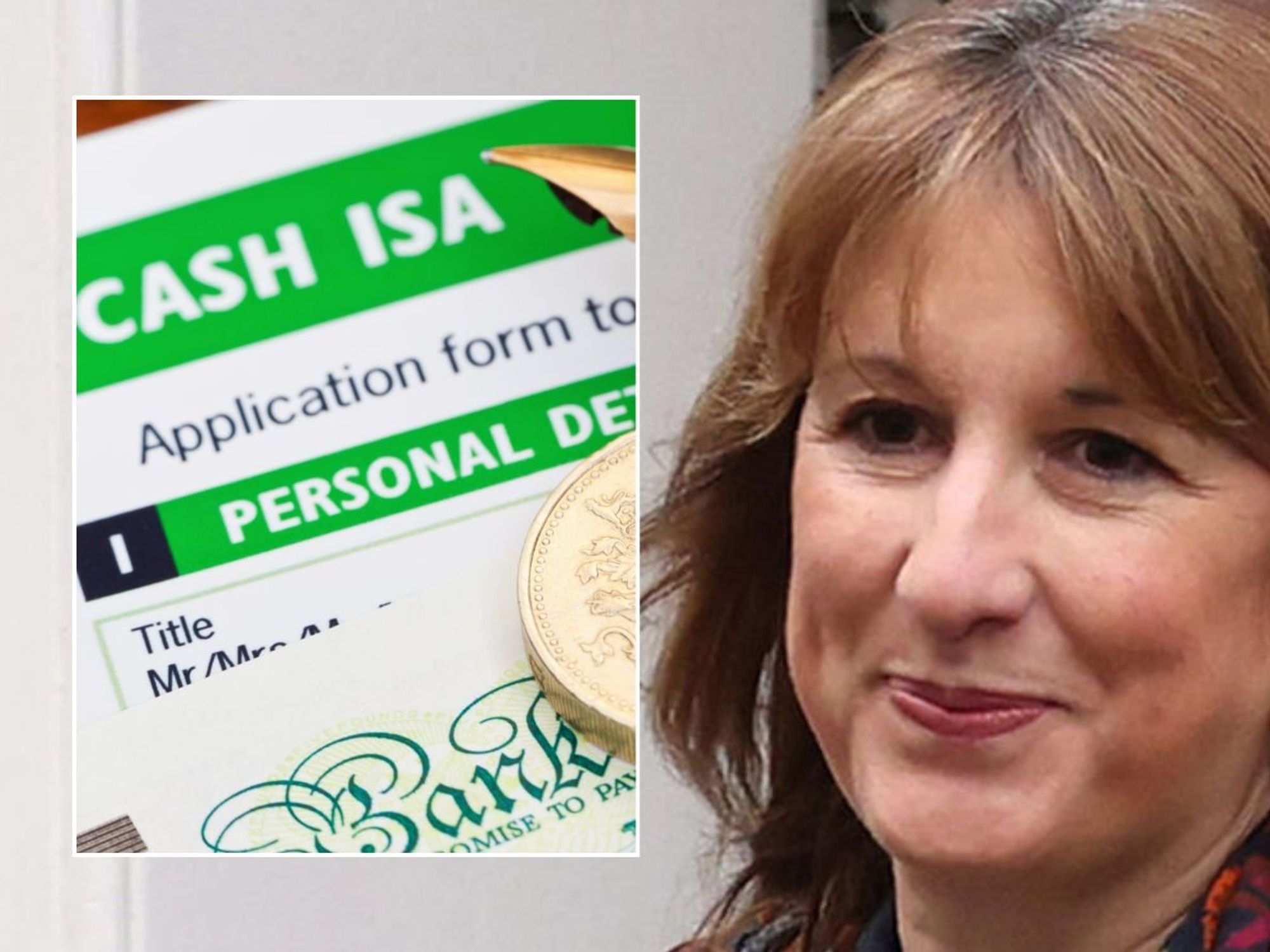 Rachel Reeves and ISA form