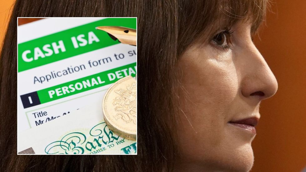 Rachel Reeves and ISA form