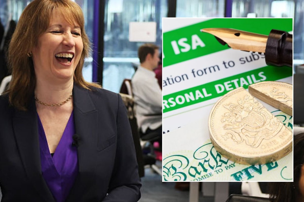 Rachel Reeves and ISA form