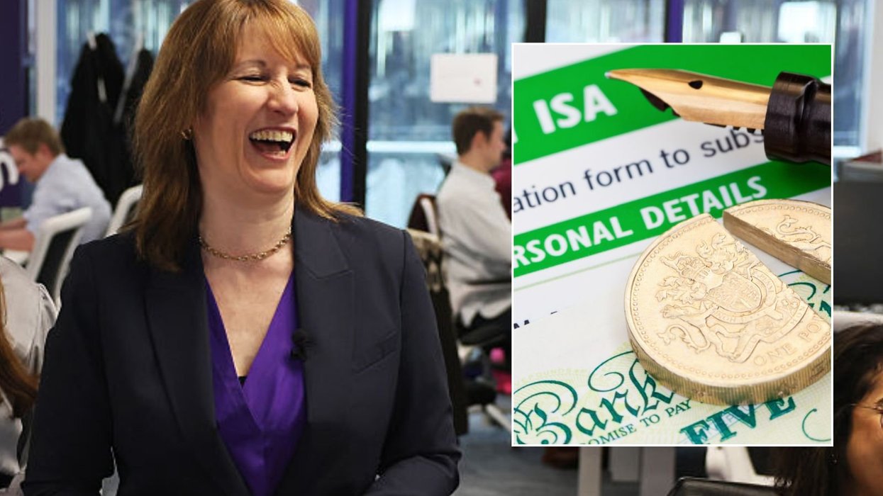 Rachel Reeves and ISA form