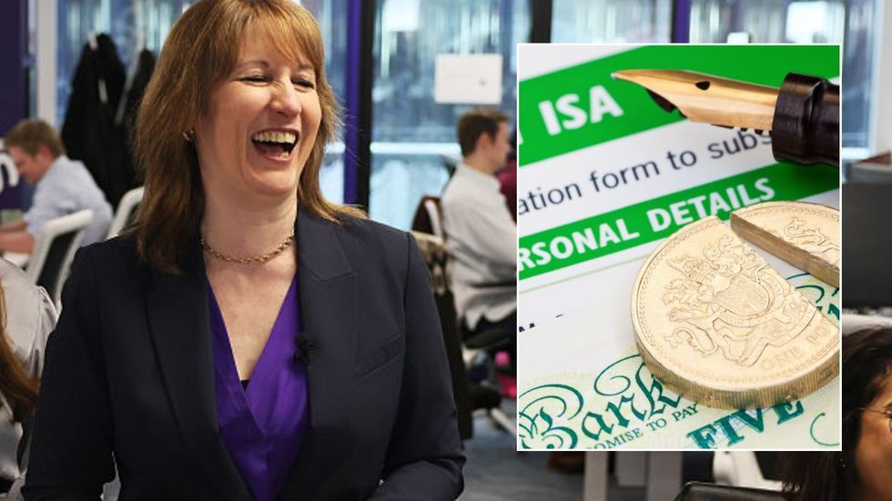 Rachel Reeves and ISA form