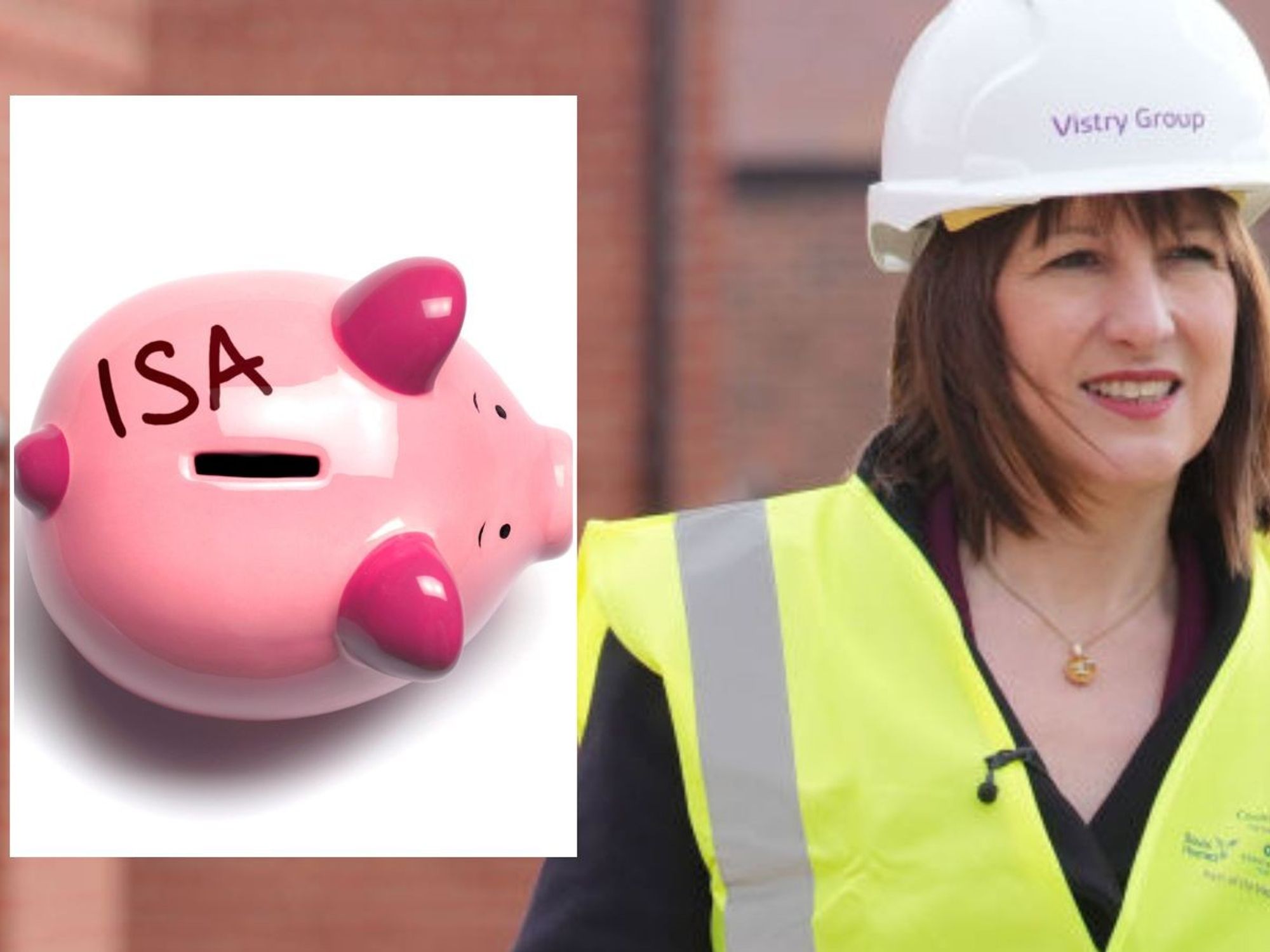 Rachel Reeves and ISA piggy bank