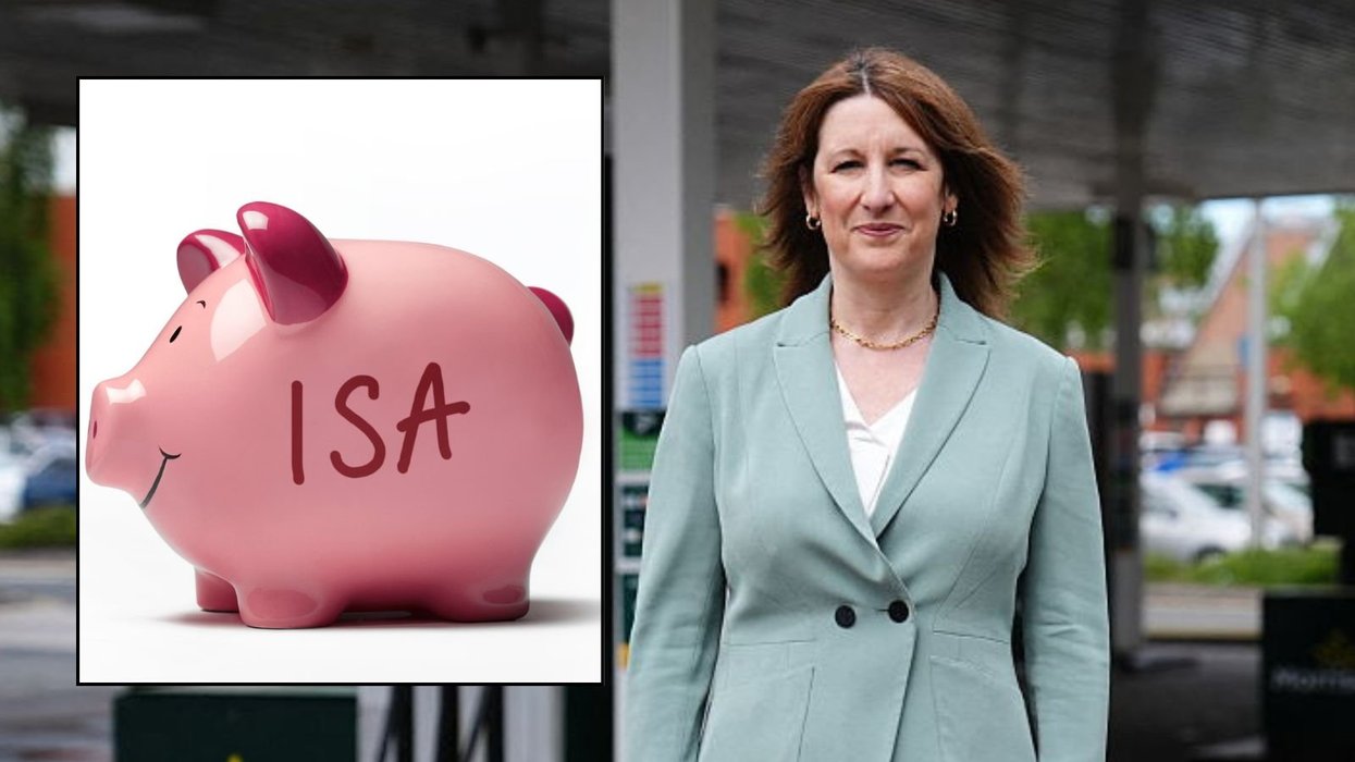 Rachel Reeves and ISA piggy bank
