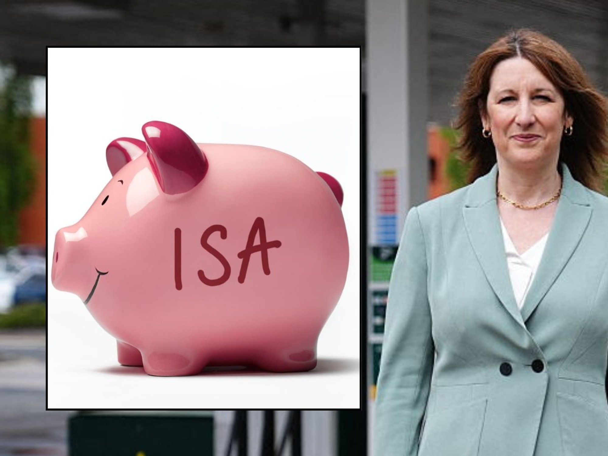 Rachel Reeves and ISA piggy bank