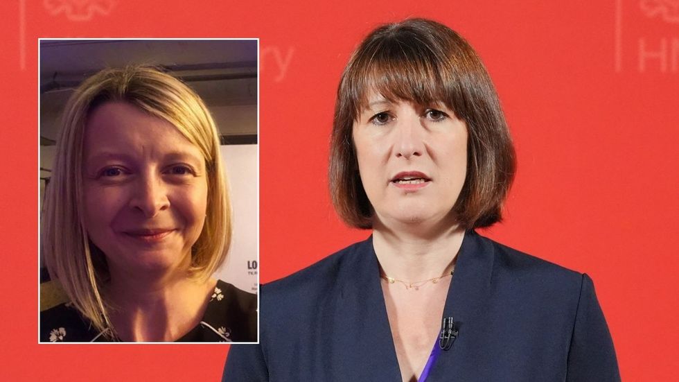 Rachel Reeves and Jane Hawkes