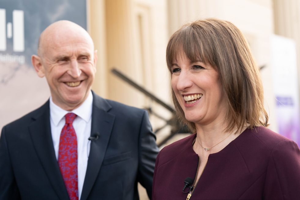Rachel Reeves and John Healey