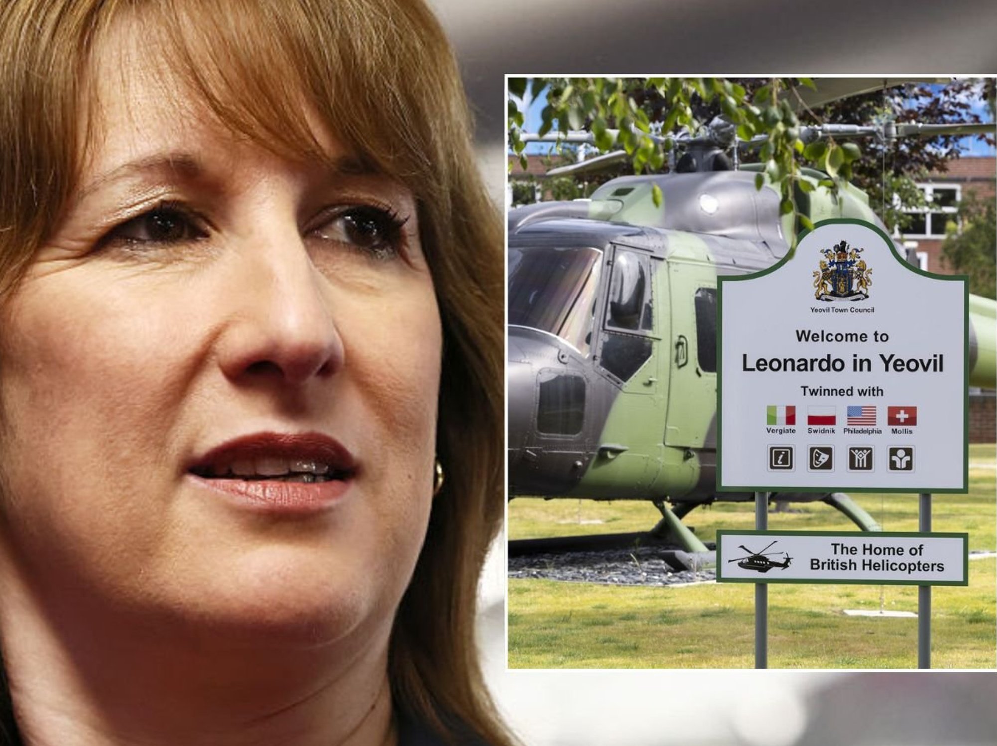 Rachel Reeves and Leonardo's factory in Yeovil, Somerset