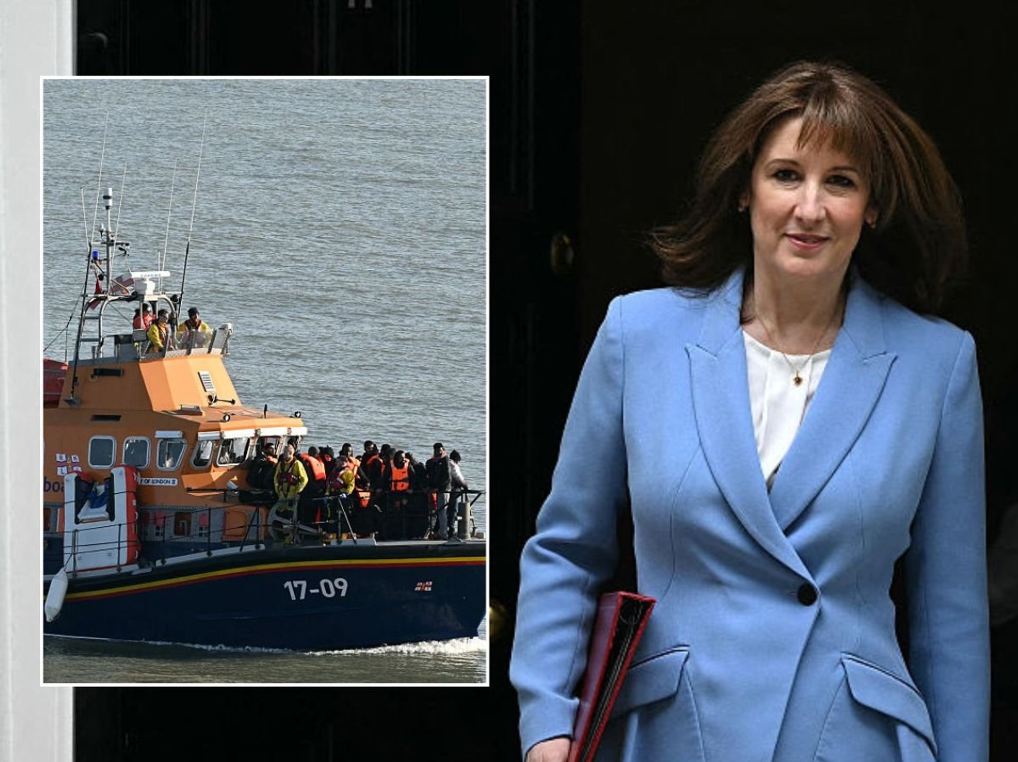 Rachel Reeves and Lifeguard bot